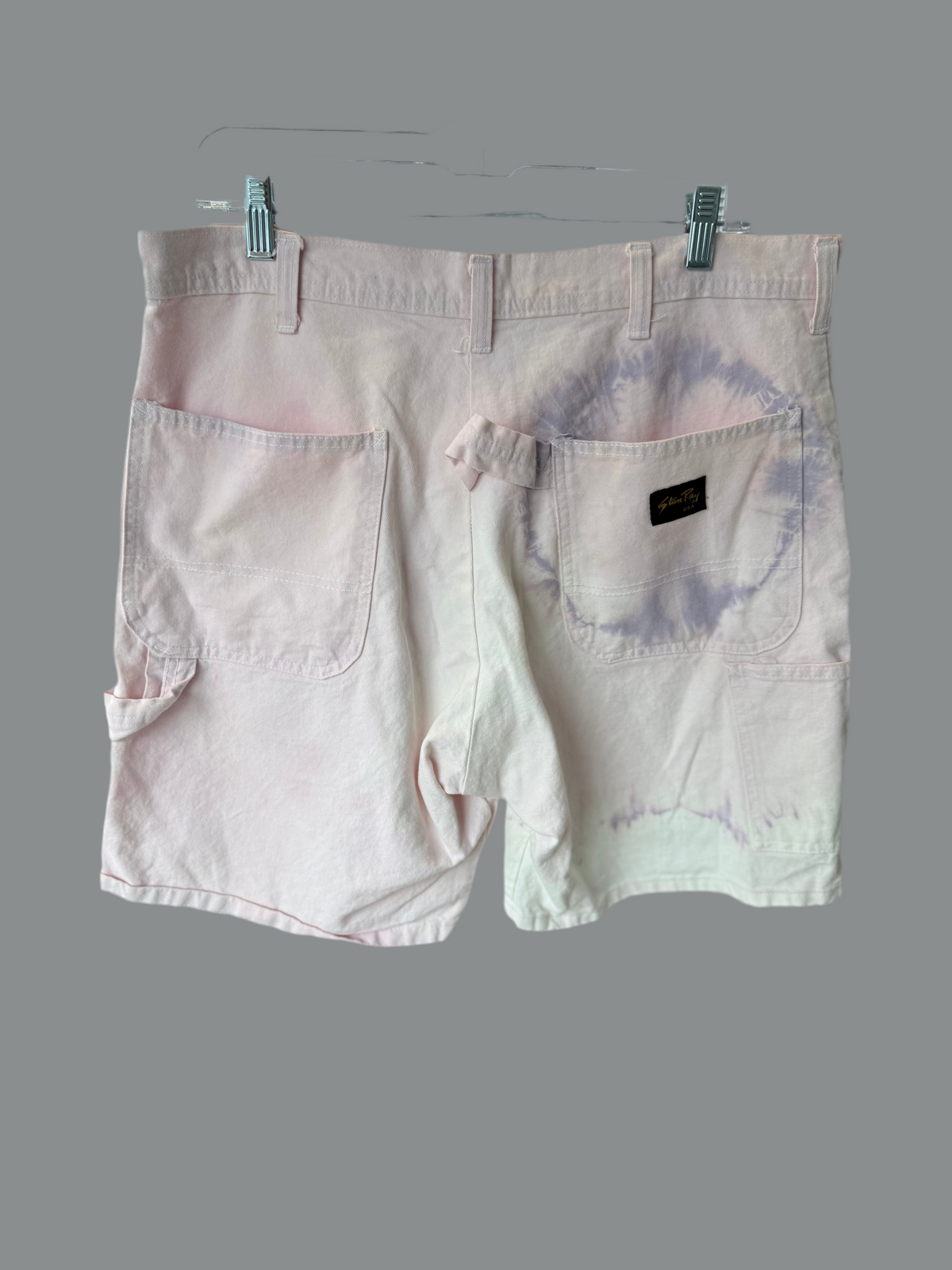 Men’s purple circle shorts