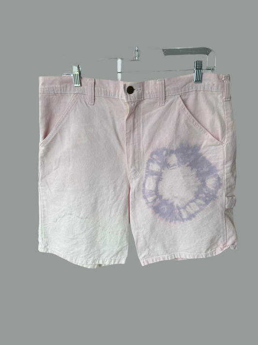 Men’s purple circle shorts