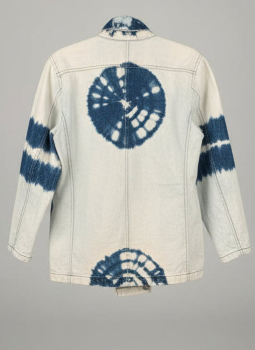 Men's Ralph Lauren Double Breasted Denim Jacket - Back