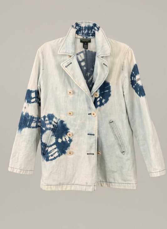 Men's Ralph Lauren Double Breasted Denim Jacket - Front